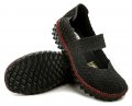 Rock Spring OVER Cord černá nadměrná dámská gumičková obuv  | ARNO.cz - obuv s tradicí
