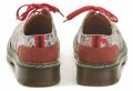 Koma 14D01K8 červená květová dámská obuv | ARNO.cz - obuv s tradicí