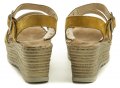 Walk 8291-35700 okrové dámské sandály na klínku | ARNO.cz - obuv s tradicí