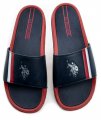 U.S. Polo Assn. NASSO red navy pánské nazouváky | ARNO.cz - obuv s tradicí