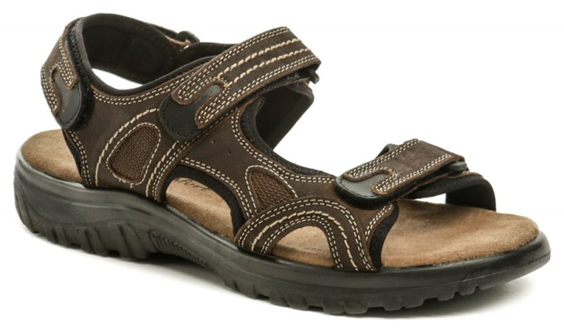 Bio Comfort 6-707402 hnědé pánské sandály | ARNO.cz - obuv s tradicí