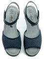 Axel AXL2365 modré dámské sandály na klínku | ARNO.cz - obuv s tradicí