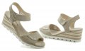 Sprox 469003 béžové dámské sandály na klínu | ARNO.cz - obuv s tradicí