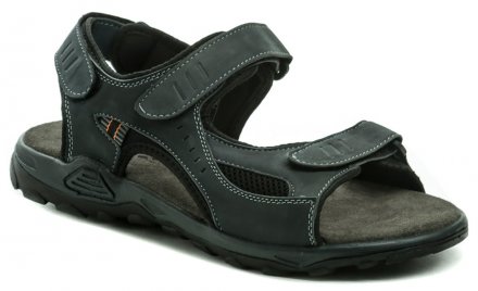 Pánská letní kožená vycházková obuv typu sandály, vyrobena z pravé přírodní kůže.