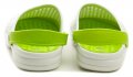 Scandi 291-0002-S1 bílo zelené dámské plážovky crocsy | ARNO.cz - obuv s tradicí