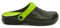 Scandi 291-0002-S1 černo zelené dámské plážovky crocsy | ARNO.cz - obuv s tradicí