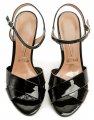 VIZZANO 6276-136 černé dámské sandály na podpatku | ARNO.cz - obuv s tradicí