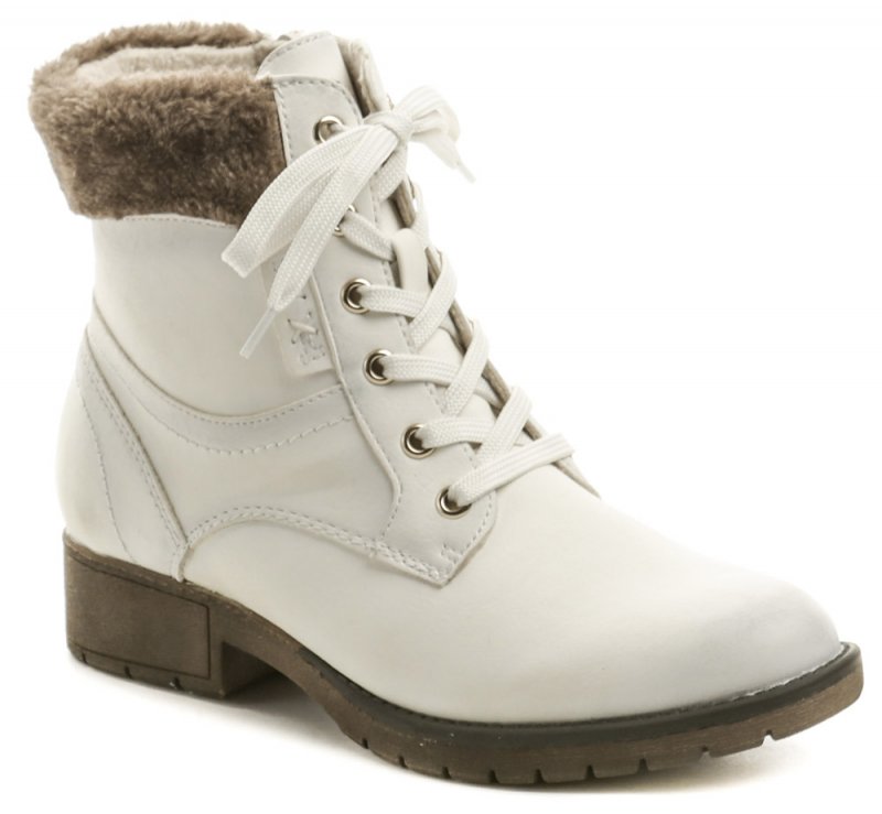 Jana 8-25262-23 bílé dámské zimní boty šíře H | ARNO.cz - obuv s tradicí