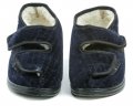 ARNO 192007 modré pánské zdravotní papuče s kožíškem | ARNO.cz - obuv s tradicí