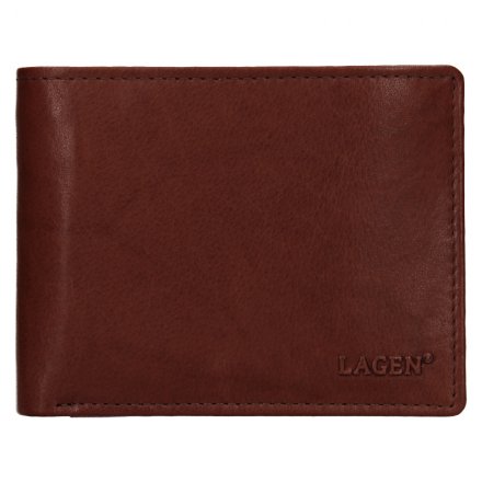 Pánská peněženka vyrobená z pravé přírodní kůže. Rozměry peněženky: 11,5 cm x 9,5 cm