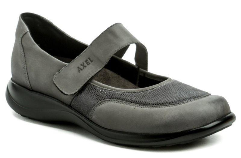 Axel AXCW062 šedé dámské polobotky boty šíře H | ARNO.cz - obuv s tradicí