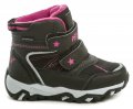 Peddy P3-631-35-10 černo růžové dětské zimní boty | ARNO.cz - obuv s tradicí