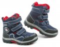 American Club HL19-19 modré dětské zimní boty | ARNO.cz - obuv s tradicí