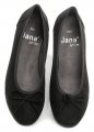 Jana 8-22263-24 černé dámské baleríny šíře H | ARNO.cz - obuv s tradicí