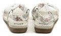Jana 8-28164-24 bílé květované dámské sandály šíře H | ARNO.cz - obuv s tradicí