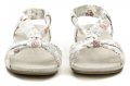 Jana 8-28164-24 bílé květované dámské sandály šíře H | ARNO.cz - obuv s tradicí