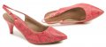 Piccadilly 745045 růžové dámské lodičky s volnou patou | ARNO.cz - obuv s tradicí