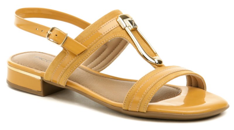 Piccadilly 558024-4 béžově zlaté dámské sandály | ARNO.cz - obuv s tradicí