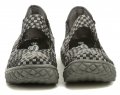 Rock Spring OVER šedo černá dámská gumičková obuv | ARNO.cz - obuv s tradicí