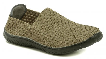 Originální letní vycházková a rekreační gumičková obuv Rock Spring. Obuv je vyrobená z textilního materiálu, který je tvořen gumičkami.