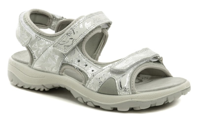IMAC 169672 šedo stříbrné dámské sandály | ARNO.cz - obuv s tradicí