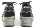 Mustang 1319-305-9 černé dámské polobotky na klínku | ARNO.cz - obuv s tradicí