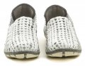 Rock Spring CAPE HORN White Silver dámská gumičková obuv | ARNO.cz - obuv s tradicí