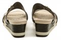 Modare 7123-116 černé dámské nazouváky na klínku | ARNO.cz - obuv s tradicí