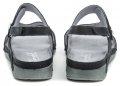 Amulet AM399 tmavě modré dámské sandály na klínku | ARNO.cz - obuv s tradicí