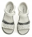 Wojtylko 3S1228 bílé dívčí sandálky | ARNO.cz - obuv s tradicí