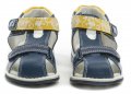 Wojtylko 1S1248 modro žluté sandálky | ARNO.cz - obuv s tradicí