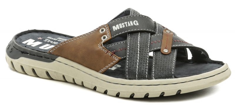 Mustang 4148-701-820 navy pánské nazouváky | ARNO.cz - obuv s tradicí