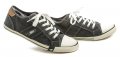 Mustang 4058-305-9 černo bílé pánské tenisky | ARNO.cz - obuv s tradicí