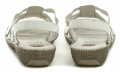 Jana 8-28108-24 bílé dámské nadměrné sandály šíře H | ARNO.cz - obuv s tradicí