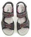 Wojtylko 3S2720 šedo růžové dívčí sandálky | ARNO.cz - obuv s tradicí