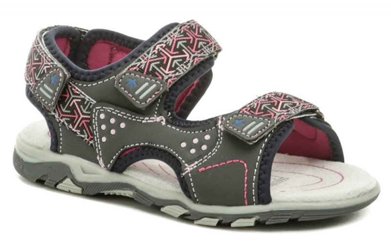 Wojtylko 5S2720 šedo růžové dívčí sandálky | ARNO.cz - obuv s tradicí