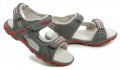 Wojtylko 3S2820 šedo červené chlapecké sandálky | ARNO.cz - obuv s tradicí