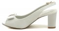 eVento 2099 stříbrné dámské letní lodičky na podpatku | ARNO.cz - obuv s tradicí