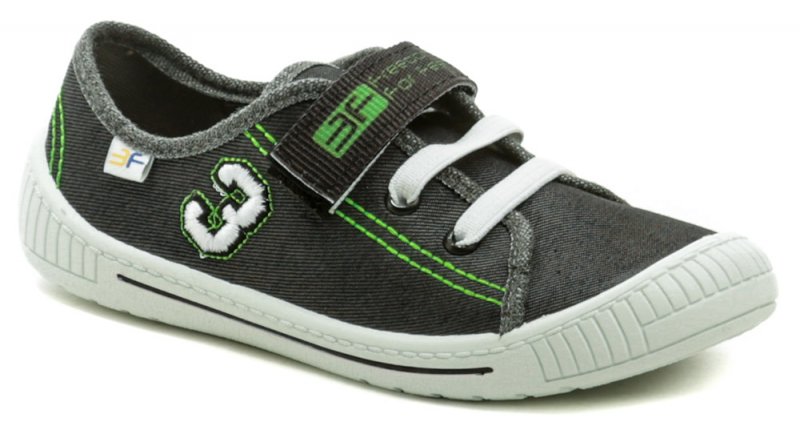 3F dětské šedo zelené tenisky 4SK8-18 | ARNO.cz - obuv s tradicí