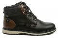 Tom Tailor 9085302 černé pánské zimní boty | ARNO.cz - obuv s tradicí