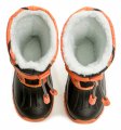 American Club CL07-19 černo oranžové dětské sněhule | ARNO.cz - obuv s tradicí