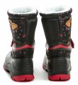 American Club CL07-19 černo červené dětské sněhule | ARNO.cz - obuv s tradicí