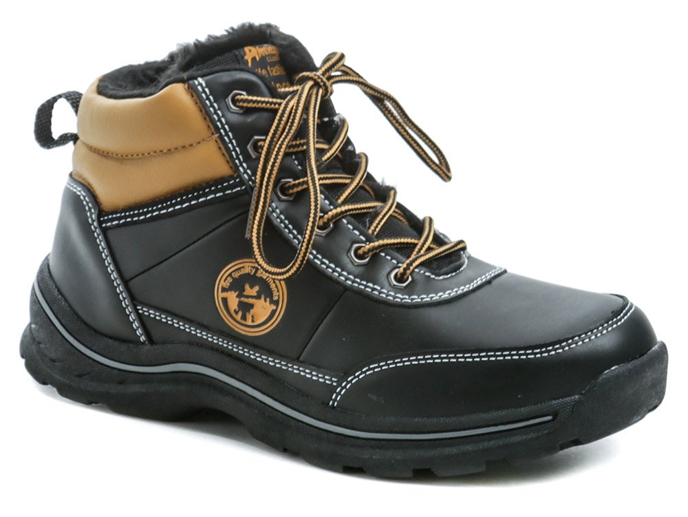 American Club ES46-19 černé zimní dětské boty EUR 36