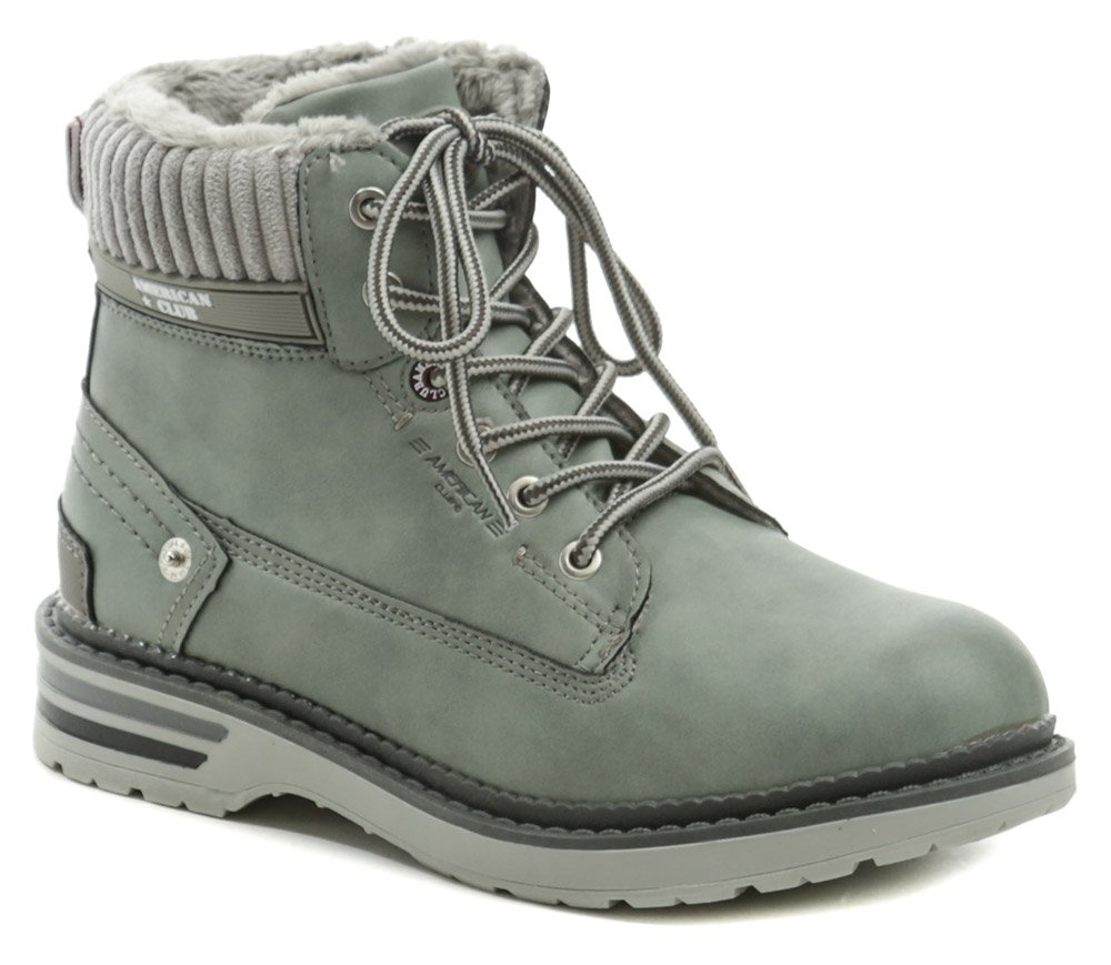 American Club RH43-2 šedé zimní boty EUR 34
