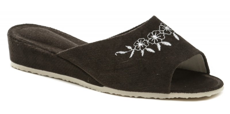 Pegres 1030 hnědé dámské papuče | ARNO.cz - obuv s tradicí