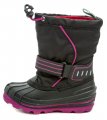 Kamik Snowcoast4 black magenta dětské zimní sněhule | ARNO.cz - obuv s tradicí