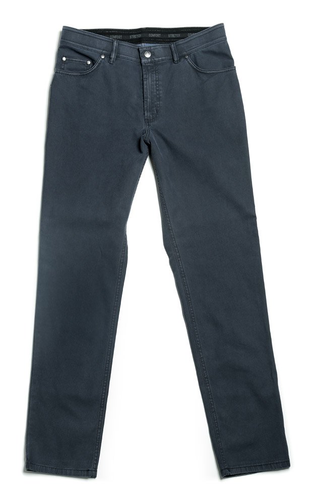 Levně Bernard šedé pánské jeansové kalhoty