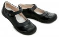 Wojtylko 5BA50921 černé dívčí baleríny s páskem | ARNO.cz - obuv s tradicí