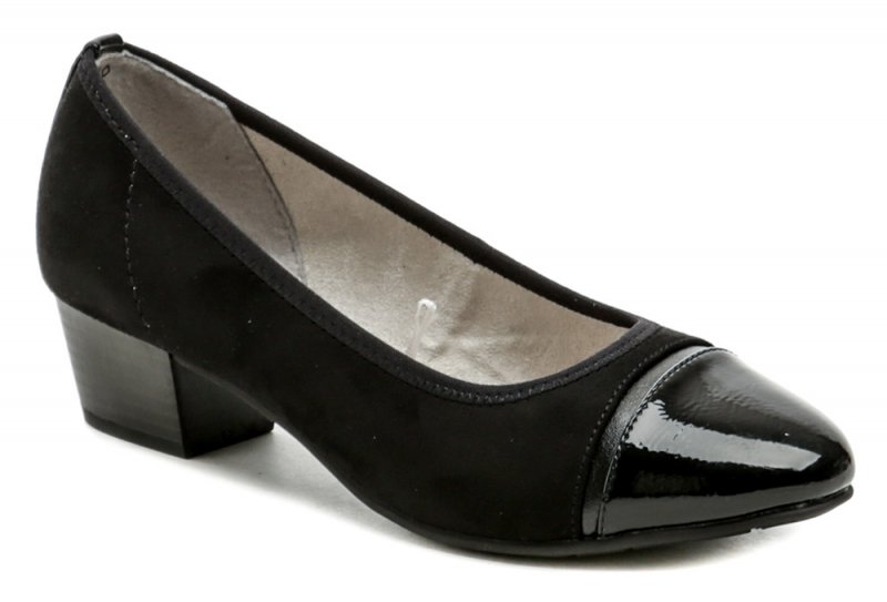 Jana 8-22300-26 black dámské lodičky šíře H | ARNO.cz - obuv s tradicí