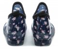 Wojtylko 7G4621G modré květy nízké dámské gumáky | ARNO.cz - obuv s tradicí